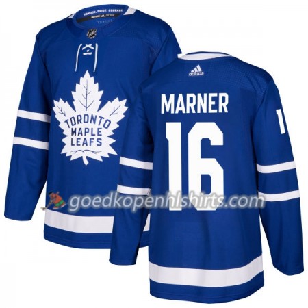 Toronto Maple Leafs Mitchell Marner 16 Adidas 2017-2018 Blauw Authentic Shirt - Mannen